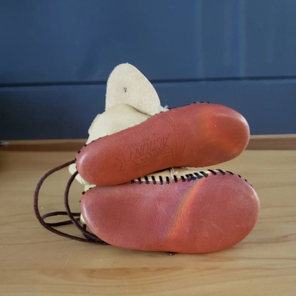 Vintage Toddler Leather‎ Moccasins